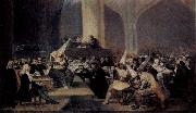 Francisco de Goya Tribunal der Inquisition oil painting on canvas